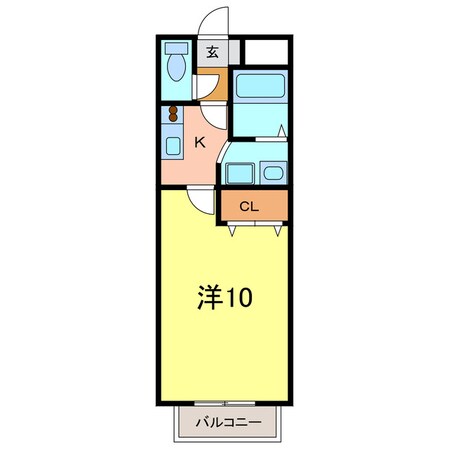 エステートピア今岡の物件間取画像